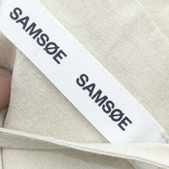 Samsoe Samsoe Holly Dress 14220 Crossover Straps Angora Size S NWT - Picture 10 of 12